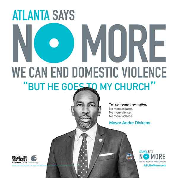 Atlanta Says NO MORE campaign reduces domestic violence homicides through community awareness and coordinated response