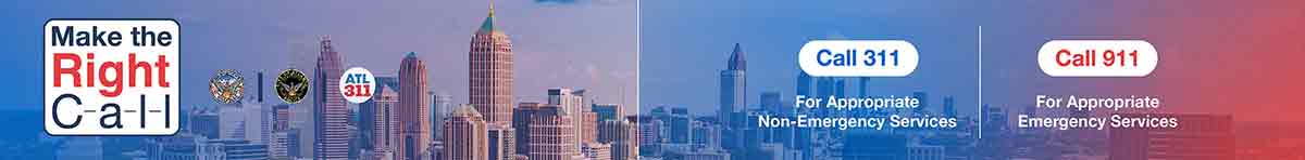 With the ATL311 mobile app, City services are just a few taps away. 