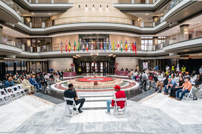 Mayor Dickens Joins “Save Our Sons” Fireside Chat at City Hall