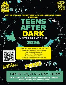 poster of Teens After Dark offers registration 
