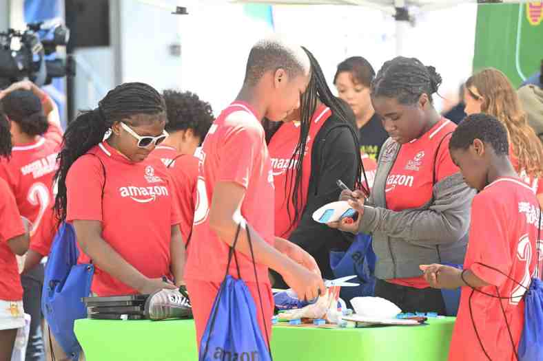 Atlanta Students Get a Preview of the World Cup Through Soccer and STEM Showcase Atlanta students participating in the Soccer and STEM Showcase at East Lake Station, featuring soccer clinics and hands-on STEM activities as part of the Road to FIFA World Cup 2026.
