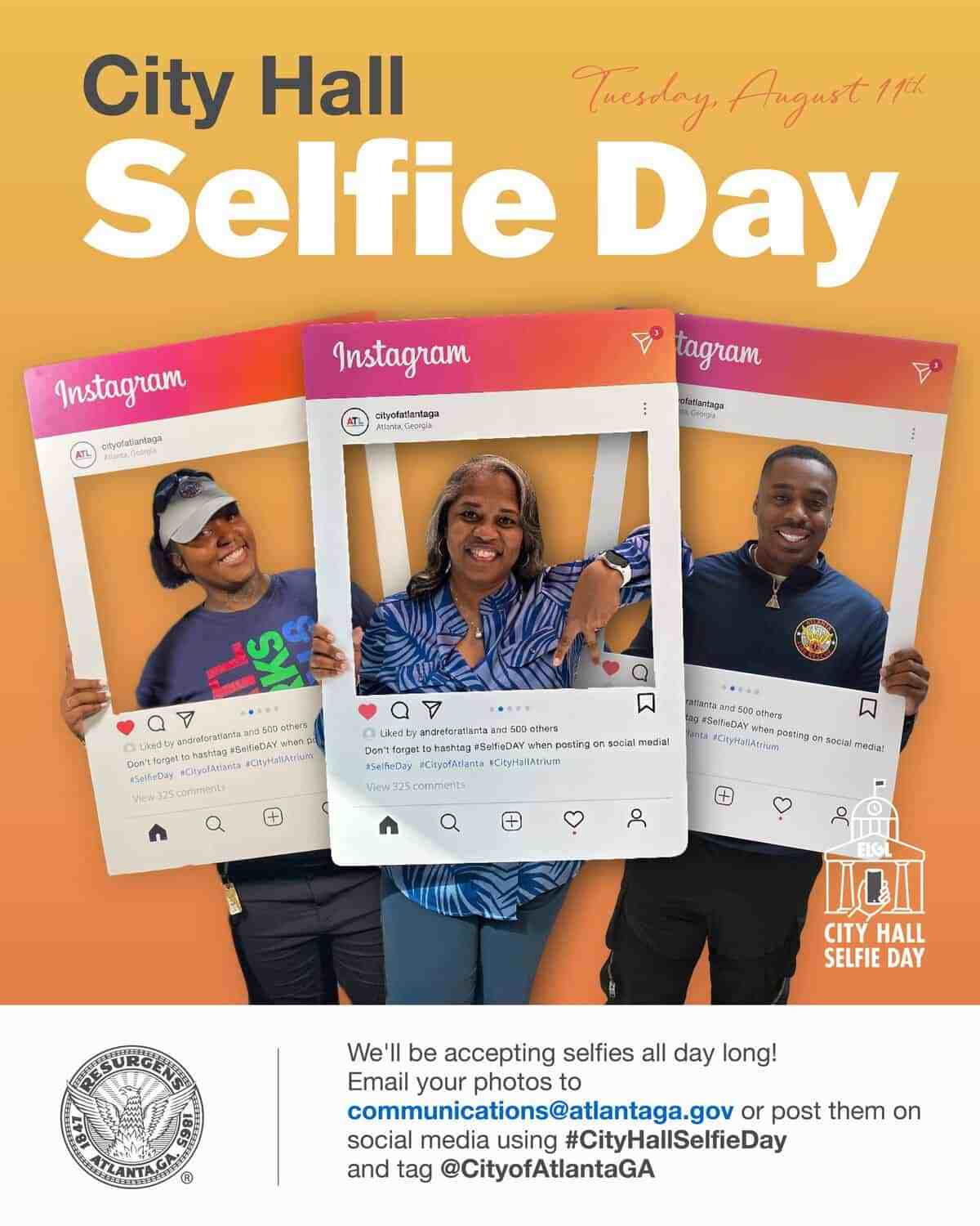 Get Photo Ready, Atlanta: City Hall Selfie Day Returns Aug. 11