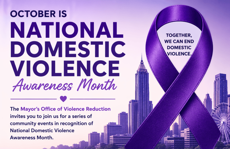 Atlanta Says NO MORE: October Brings a Month of Action Against Domestic Violence